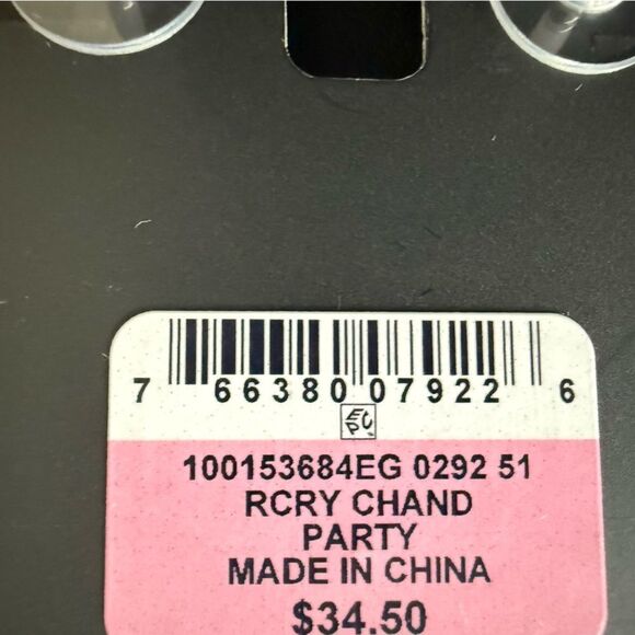 INC Silver-Tone Rhinestone Chandelier Earrings RCRY CHAND Party - Picture 3 of 3